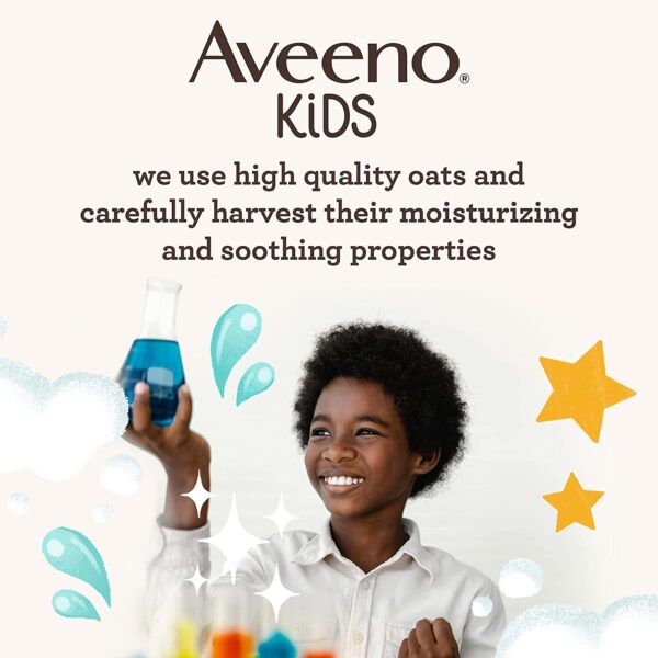 Aveeno Kids Hydrating Detangling Spray with Oat Extract, Quickly & Gently Detangles Kids' Hair, Tear-Free & Suitable for Skin & Scalp, Light Fragrance, Hypoallergenic, 10 fl. Oz - Image 5