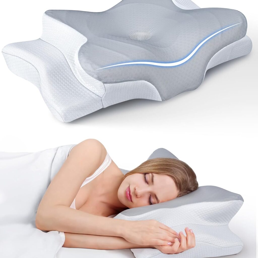 Ultra Pain Relief Cooling Pillow for Neck Support